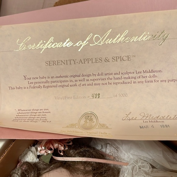 Serenity- Apples & Spice Original Doll
By Lee Middleton - Picture 2 of 16